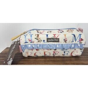 Matilda Jane Heart To Heart Alphabet Pencil Case Cosmetic Pouch Bag NWT